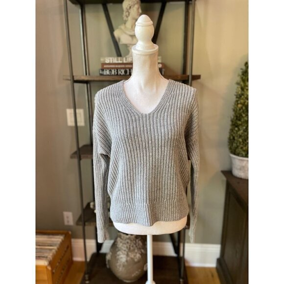 Rachel Roy Collection Knit Pullover Grey Womens Size Medium - Picture 5 of 11